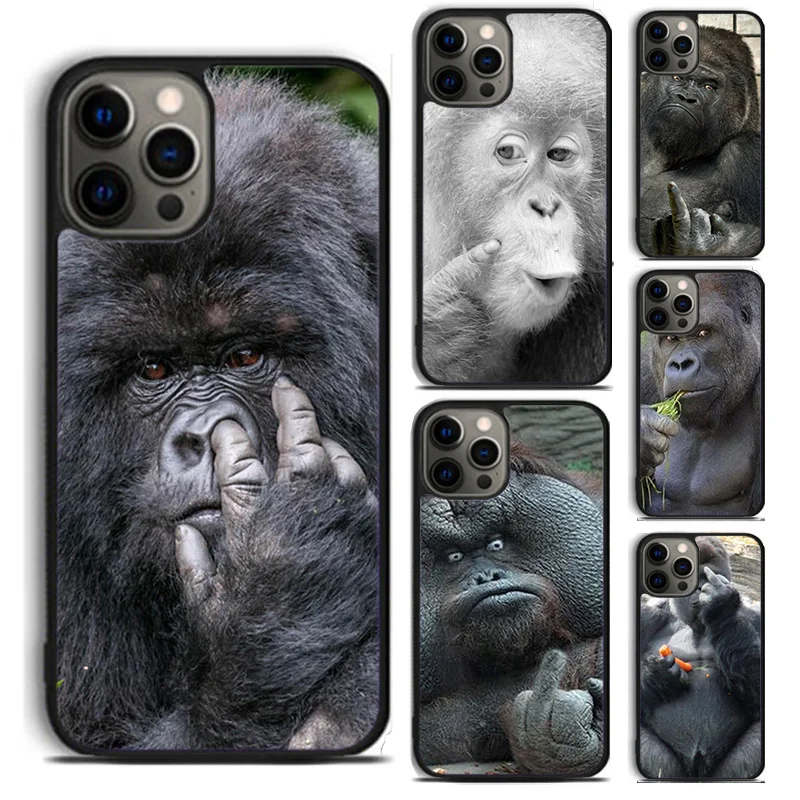 ORANGUTAN monkey Phone Case For For iPhone 16 15 11 12 13 14 Pro Max XS XR Plus coque