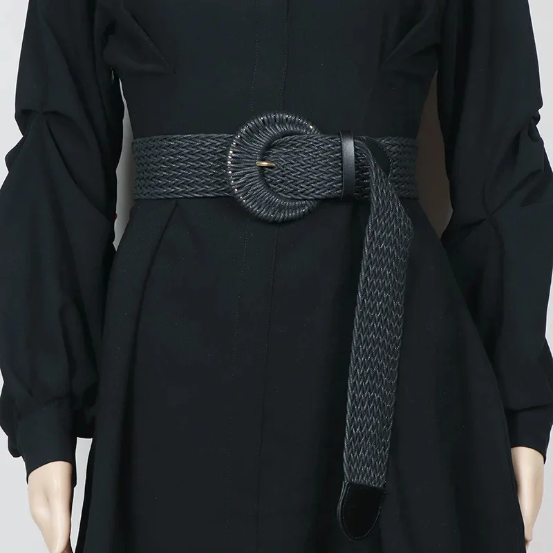 

Fashion Decorative Belt For Women Vintage Basic Solid Color Waistband All-match Coat Dress 2025 Spring New 2DC1590