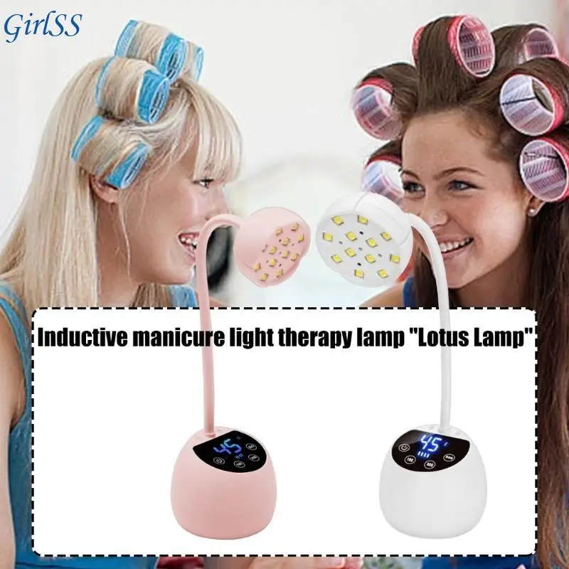 UVS-nagellamp Mini UVS-licht voor gelnagellak Oplaadbare LED-nagellamp Nageldroger met 3 timers en automatische sensoren T4MB