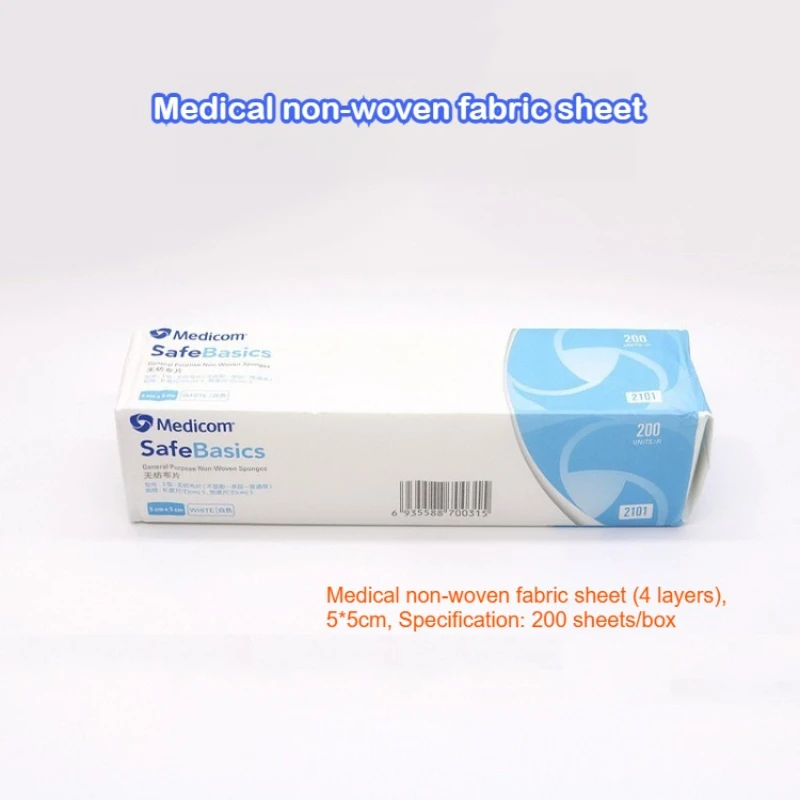 10Packs Dental Sterile Medical Gauze Sponges Wound Dressing Sterile Medical Gauze Pad Dental Medical Supplies