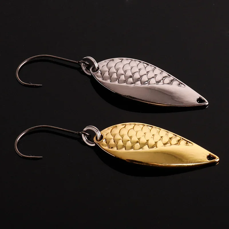 New 1pcs Lure Spoon Fishing Lures Pesca Wobblers Spinner Baits Shads Sequin Metal jigging For Carp Fishing Topwater Isca Bass image 3