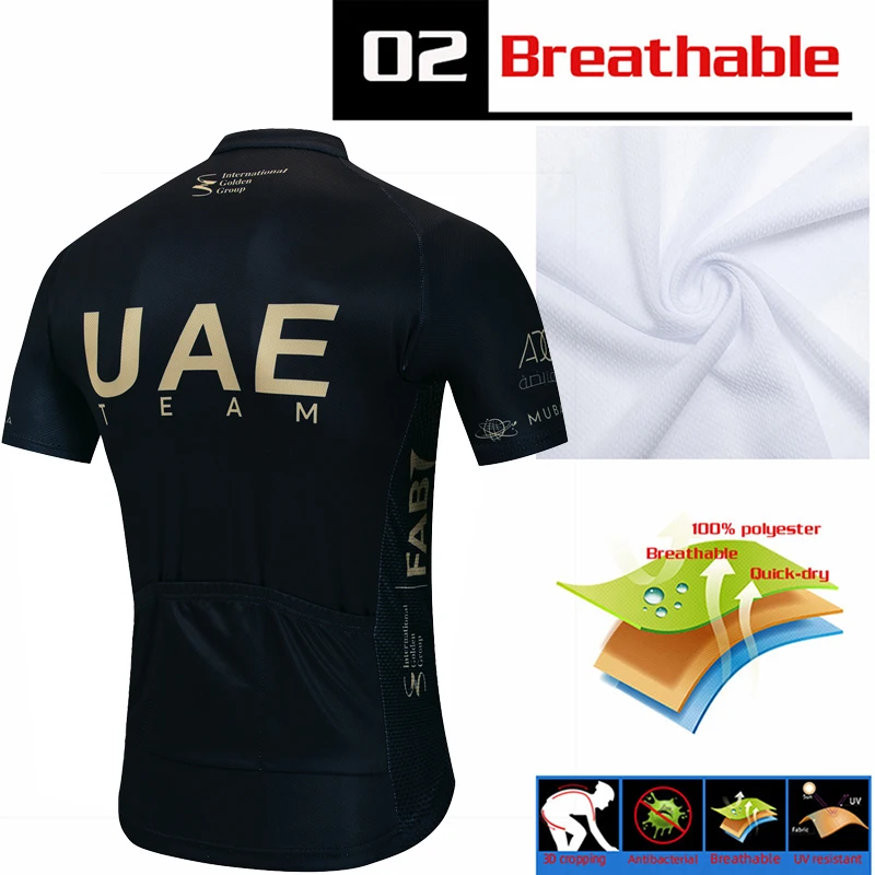 Maglia da bici da strada da uomo abbigliamento Mtb da uomo pantaloncini da ciclismo uniforme degli emirati arabi uniti Maillot cyclime 2024 Summer