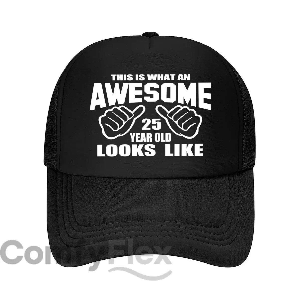This is What an Awesome 25 Year Old Looks Like Fashion Mesh Baseball Cap Breathable Casual  Hats Outdoor Snapback Cap