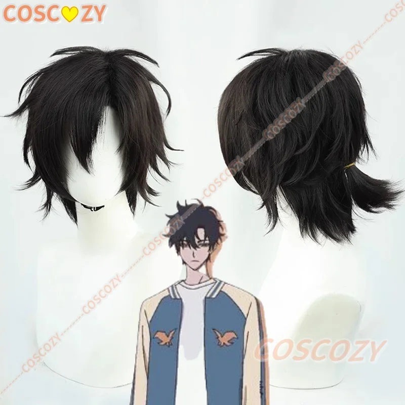 

CosplayCheng Xiaoshi Cosplay Wig 30cm Short Natural Black Hair Anime Link Click Heat Resistant Synthetic Role Play Convention Pr