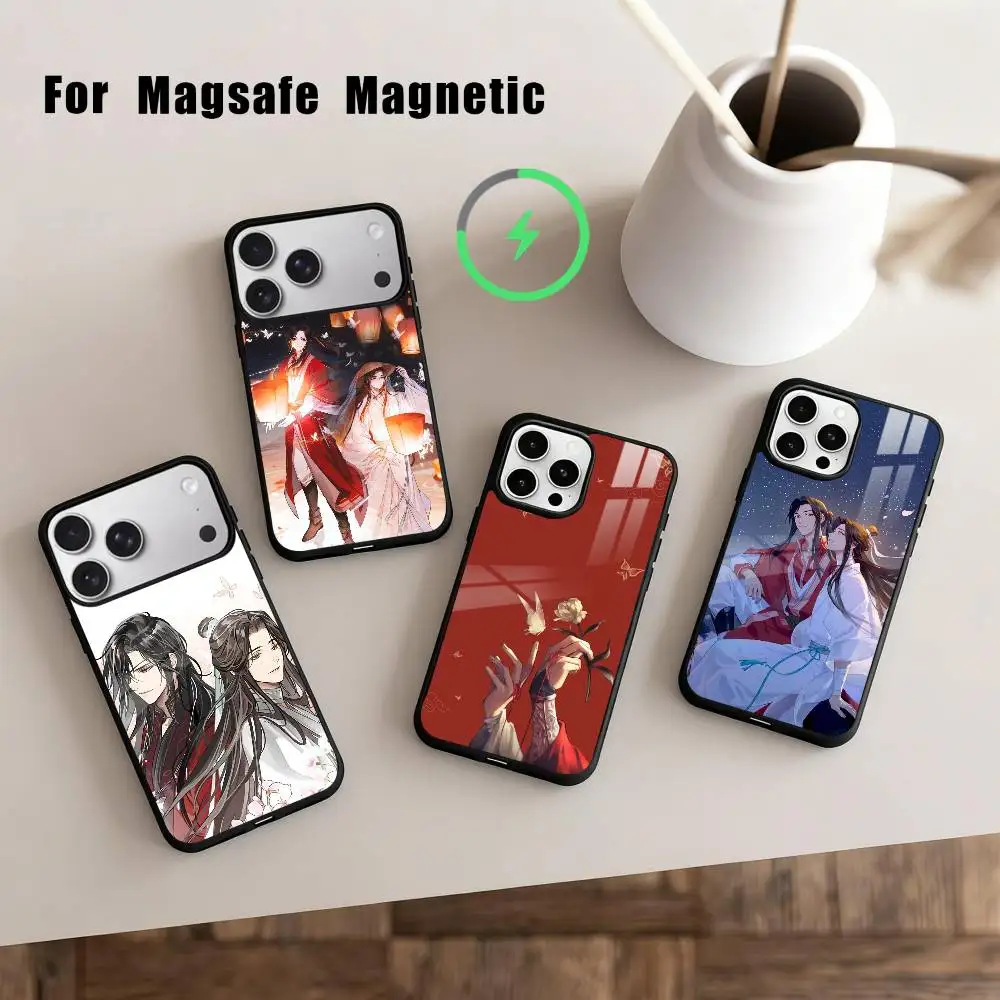 

China film Heaven Officials Blessing Phone Case For iPhone17,16,15,14,13,12,11 Plus,For Magnetic Wireless Charge Cover