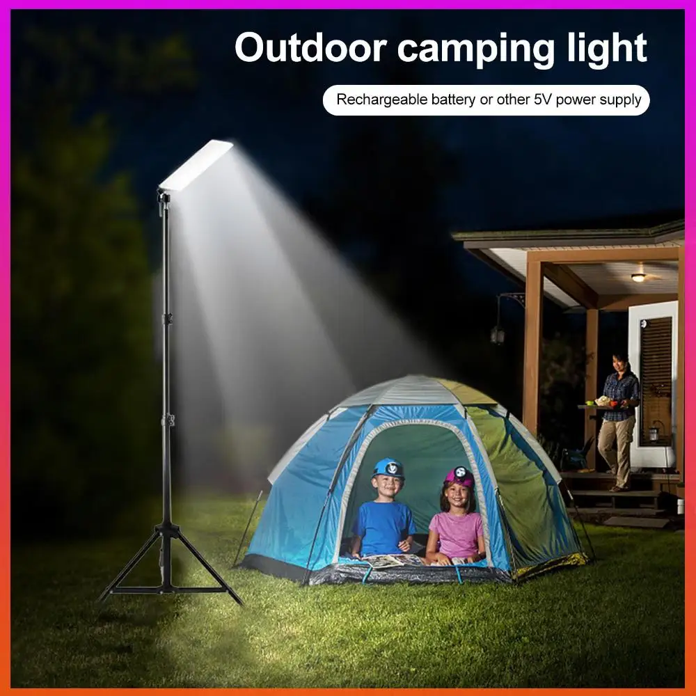 18 واط ضوء التخييم مع قابل للتعديل المعادن تصغير حامل ثلاثي القوائم LED ضوء العمل 1680 التجويف لانقطاع الطوارئ التنزه التخييم #2