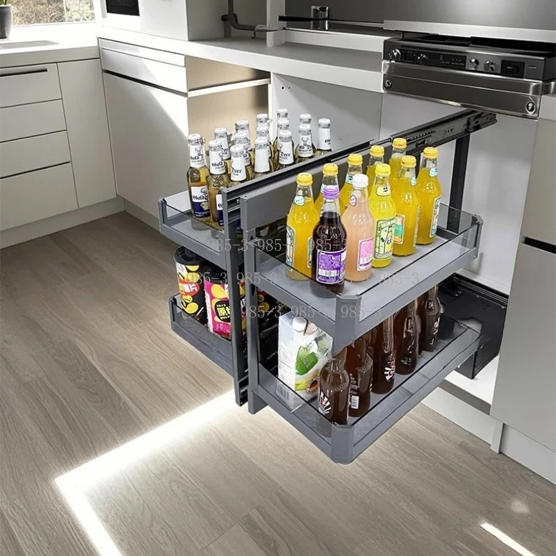Tempered Glass Seasoning Storage Rack