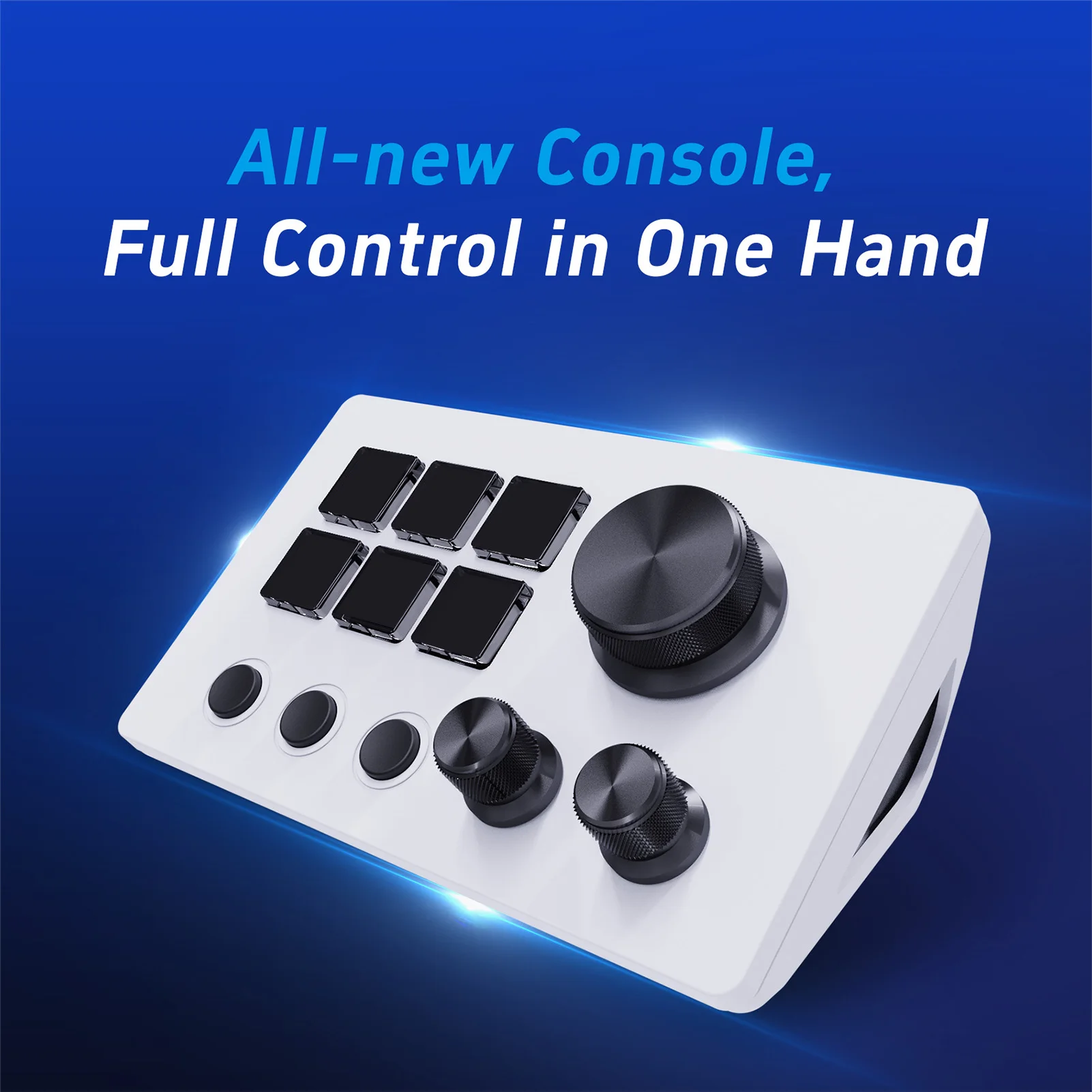 

Визуальный контроллер потоковой передачи данных с клавиатурой, креативная игровая клавиатура-контроллер Type-C для создателей контента и геймеров