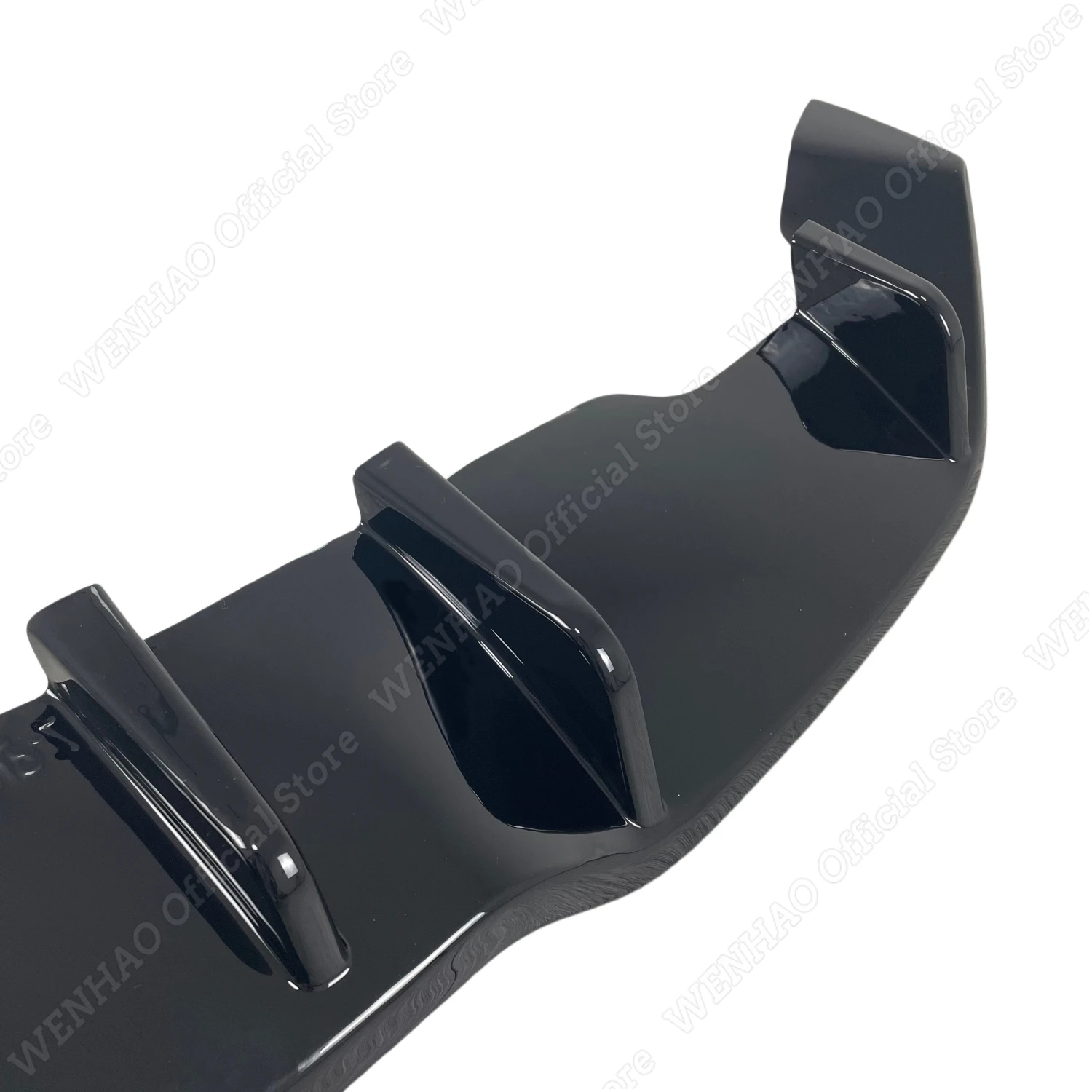 ABS Maxton Style Gloss Black Car Rear Bumper Diffuser For Ford Fiesta MK7 ST 3-Door Hatchback 2013-2017 Facelift Tuning Bodykits view 6