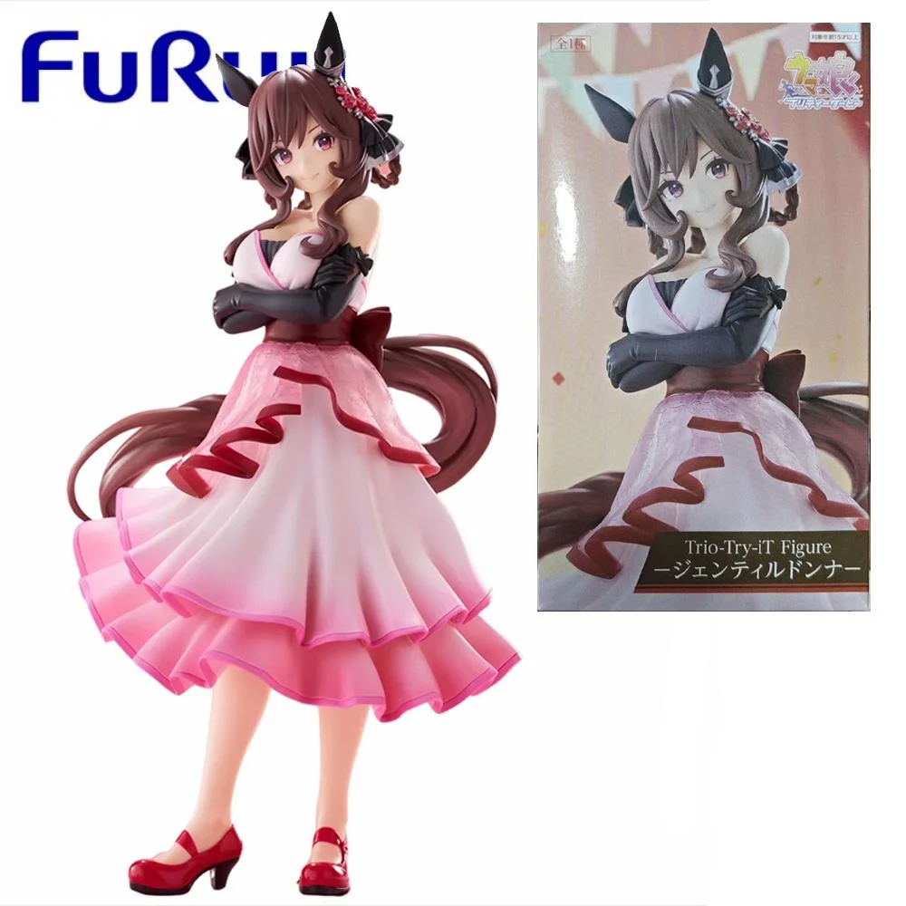 

FuRyu оригинальные Trio-Try-iT PrettyDerby Gentildonna аниме фигурку игрушки для мальчиков и девочек дети подарки на день рождения модель