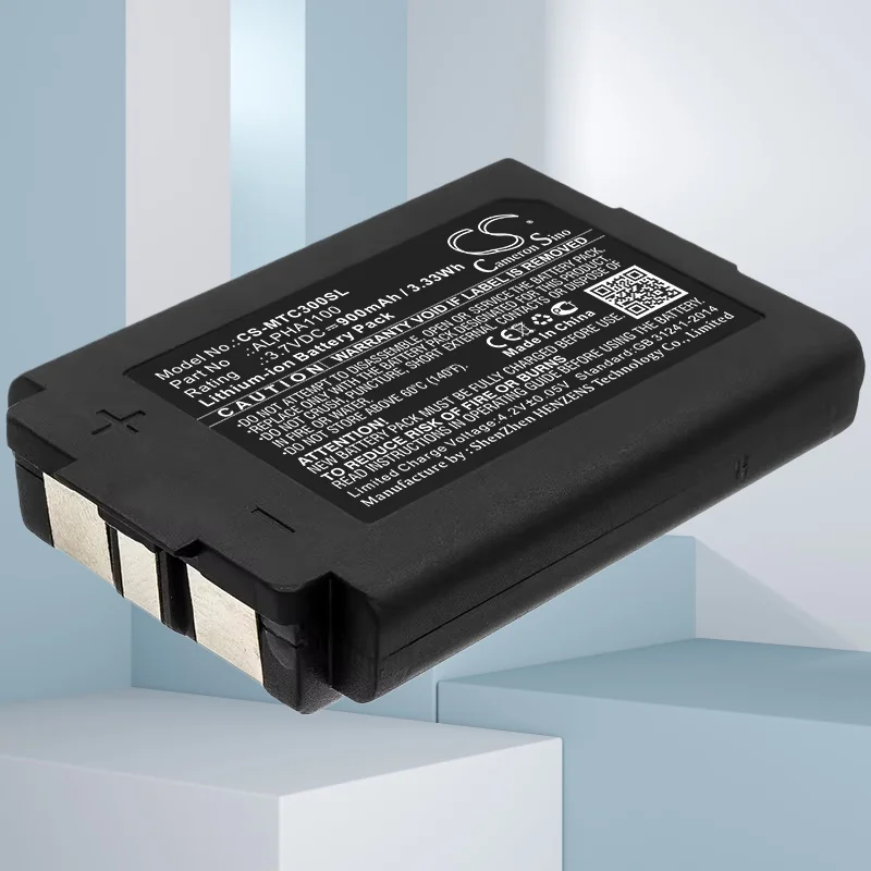 Cameron Sino 900mAh Wireless Headset Battery ALPHA1100 for 3M TAC300,TAC300-OTH,TAC500
