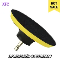 Sanding Pad With M10/M14 Drill Adapter 3/4/5/6/7in For Buffing Cleaning Metal Glass Ceramic Grinders Polishing Power Tool Part