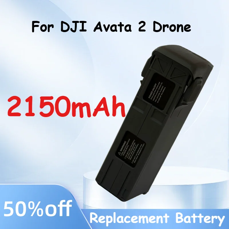 Rechargeable Battery For DJI Avata2 Battery Capacity 2150mAh Max Flight Time of 23 Minutes Drone Battery Replacement Accessories