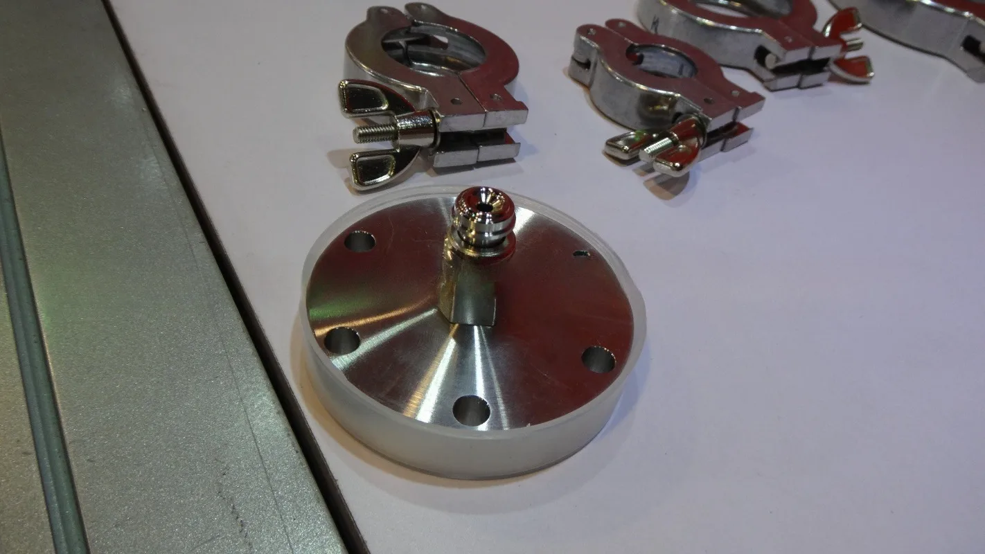 304 Stainless Steel CF35-1/4VCR Male Adapter Flange CF16-VCR Swagelok External Wire