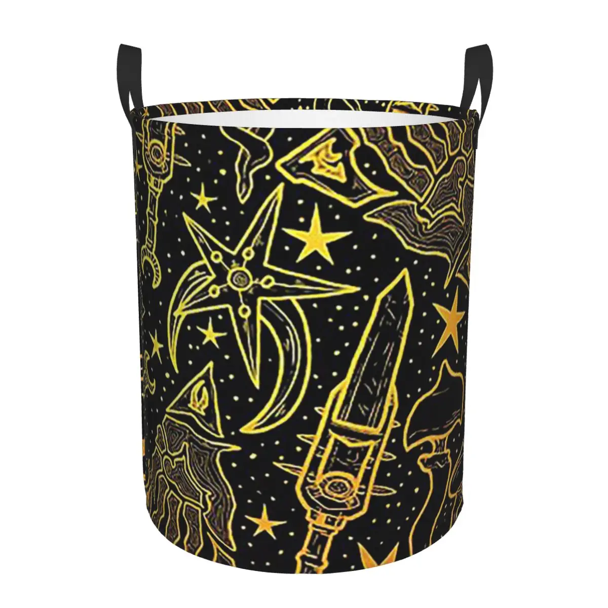 Nerevar Morrowind GOTY Edition مستوحاة من المخطوطات Elder RPG Dunmer سلال الغسيل الملابس القذرة اللعب سلة حقيبة تنظيم المنزل #4