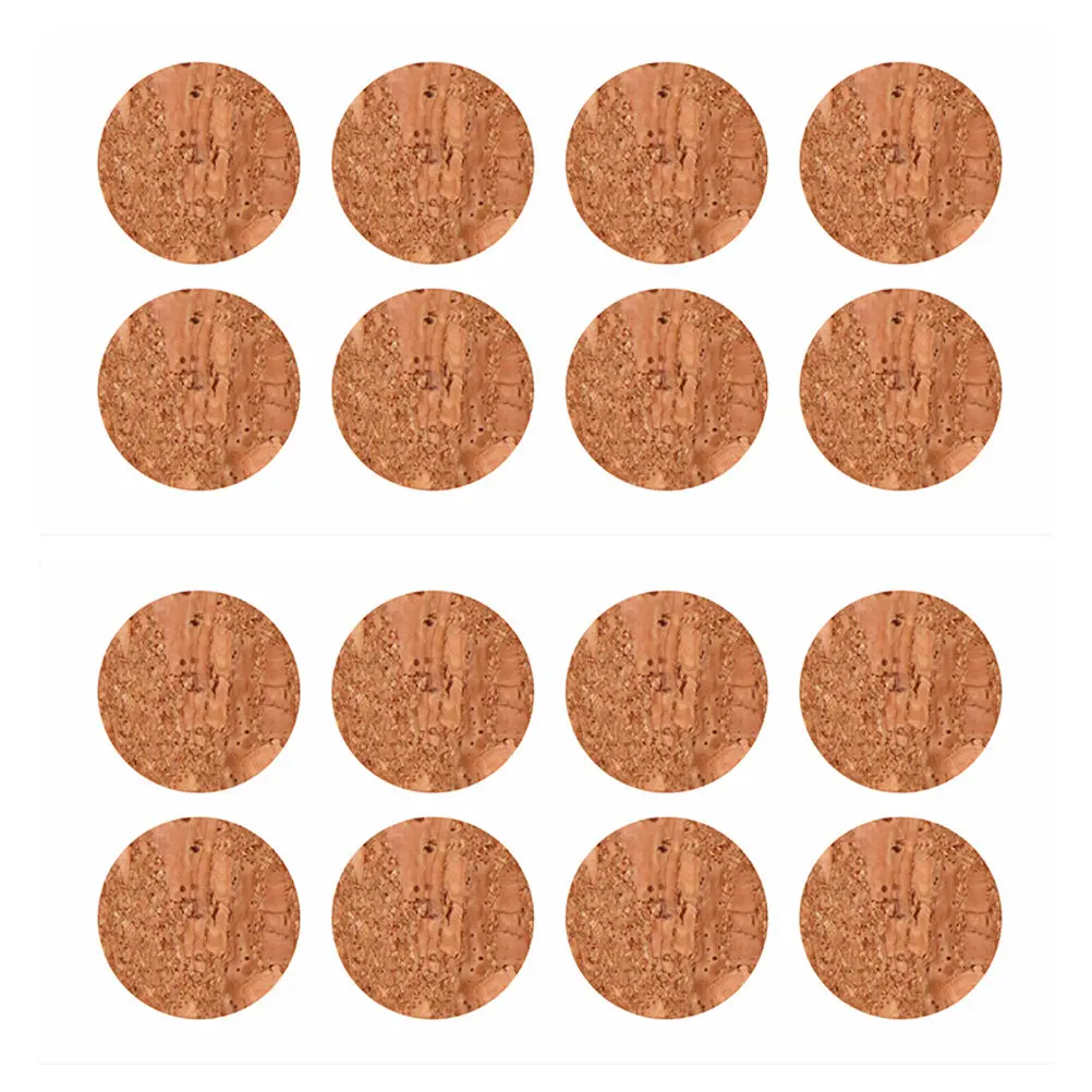 

1Set Wooden Label Stickers Self-Adhesive Natural Handwritten Round Name Tags for Gift Bottle Label Name Tags