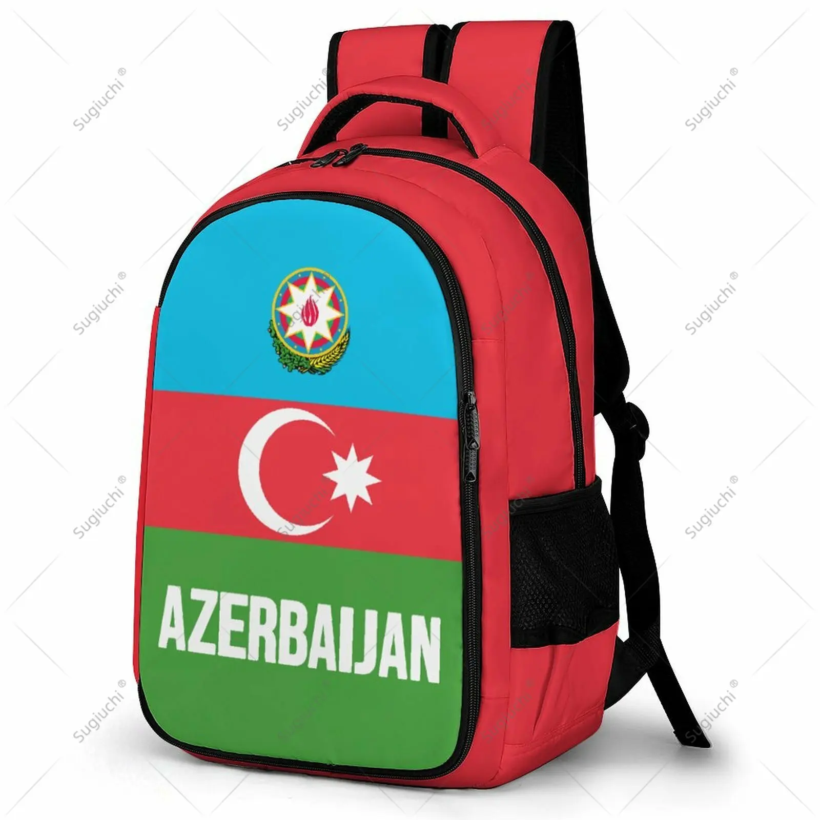 

Backpack Azerbaijan Flag Student Schoolbag Smart Business Travel Leisure Backpack Laptop Back Pack Office Work Bag