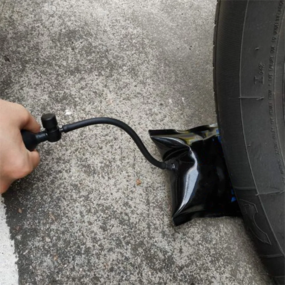 2pcs Slim Inflatable Design Air Wedge Bag Air Pump Wedge Professional Leveling Kit Inflatable Pry Bar Leveling Tool For Windows