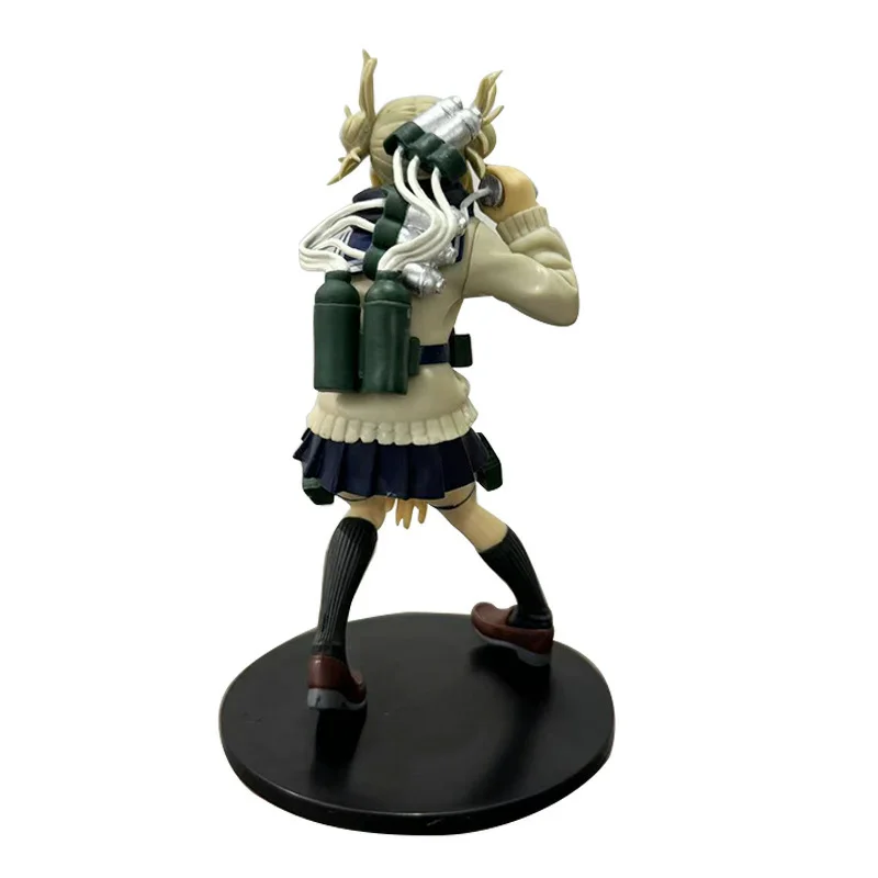 Toya Himiko My Hero Academia Anime Figure Character Cute Uniform Battle Version Action Figures Anime Collection Model Gift