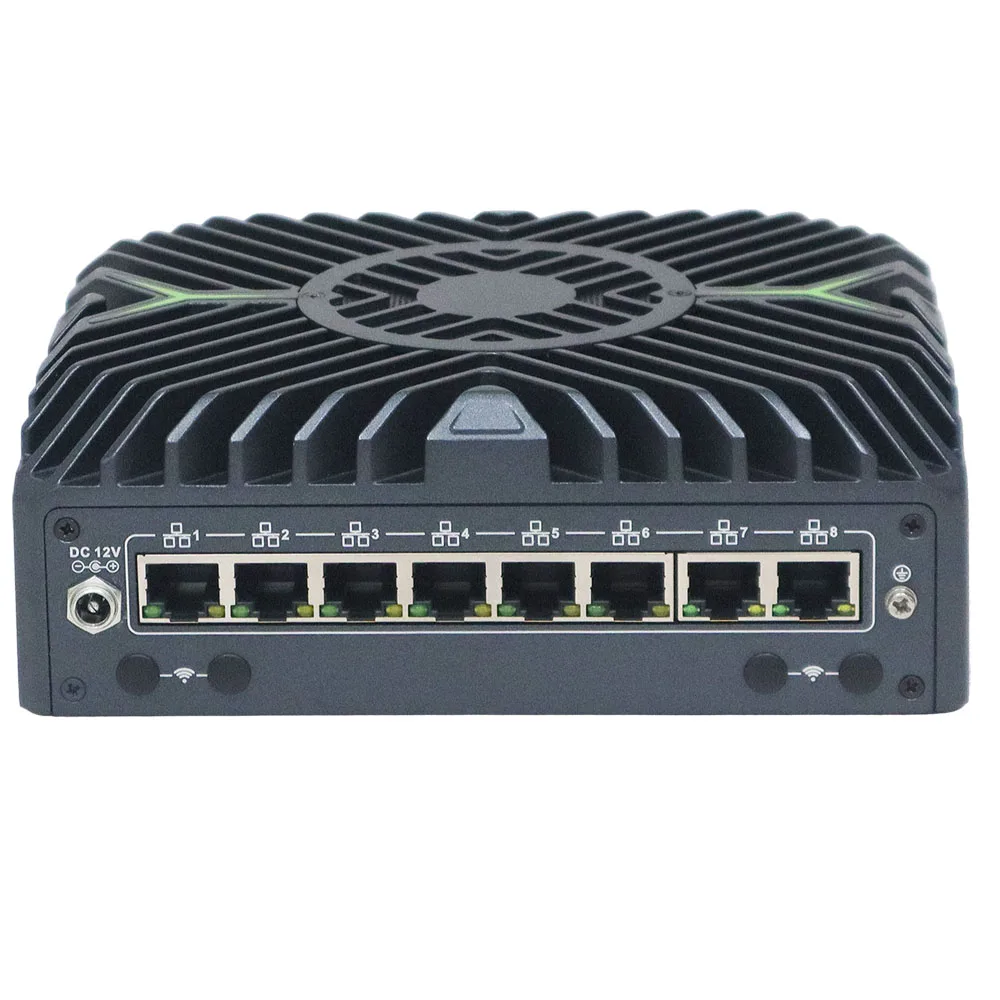 AI Gamer Mini PC Intel Ultra 5 125U HD DP Type-C 8x2.5G i226V LAN 1xRJ45 COM pfsense Security Firewall Soft Router Computer #1