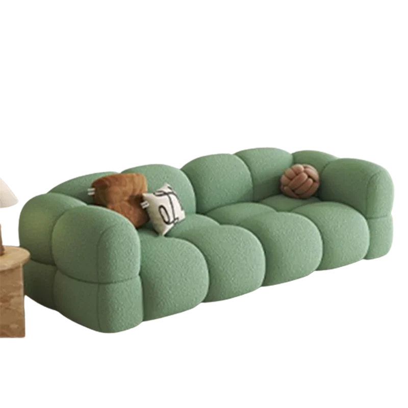 Puffs Apartment Lazy Sofa Clouds Small Living Room White Lazy Sofa Reading Loveseat Muebles Para Salas Modernos Home Furniture