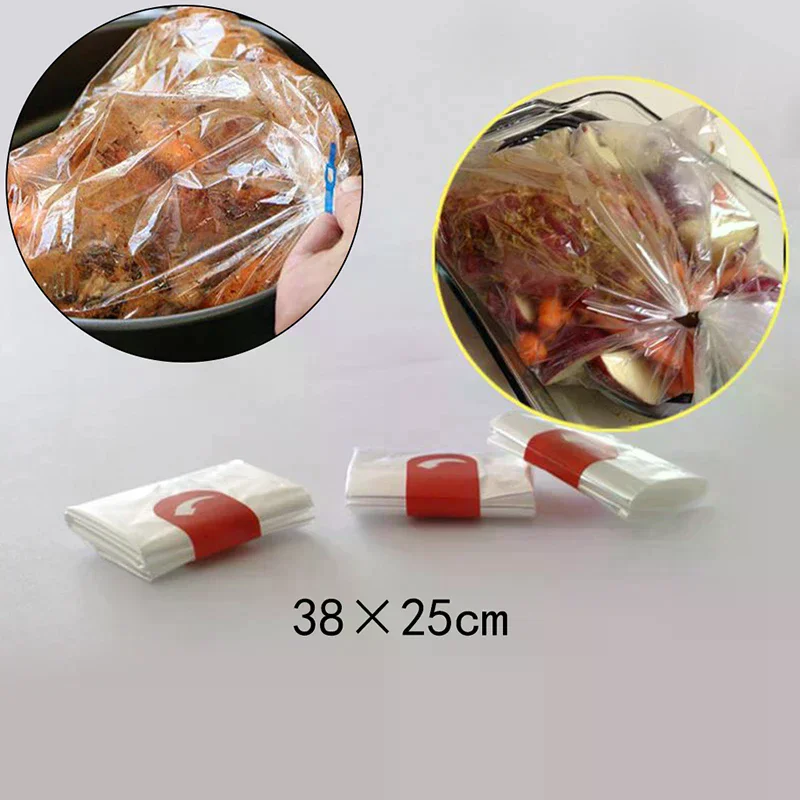 Heat Resistance Nylon-Blend Slow Cooker Liner Roasting Turkey Bag 10PCS