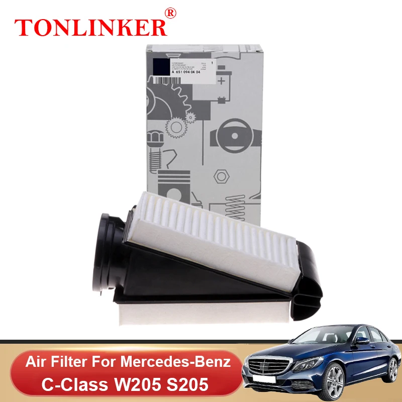 

Воздушный фильтр TONLINKER A6510940404 для Mercedes Benz C класса W205 S205 C250d C250 C300 BlueTEC 4matic, дизельная модель, автомобильные аксессуары