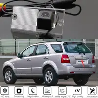 Cámara de visión trasera para KIA Sorento MK1 2003 2004 2005 2006 2007 2008 CCD visión nocturna cámara de respaldo cámara de matrícula