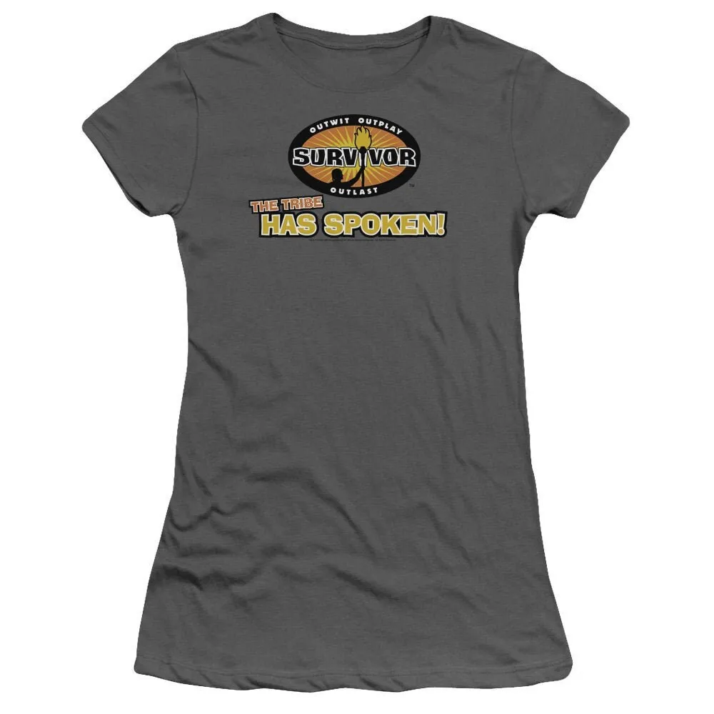 

Угольная футболка Survivor The Tribe Has Spoken для женщин и юниоров