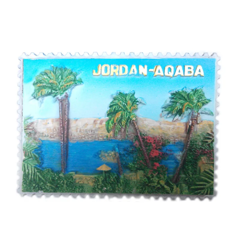 Jordan Fridge Magnets The ruins of Petra Tourist Souvenirs Fridge Stickers Home Decor Photo Wall Magnetic Stickers Wedding Gifts
