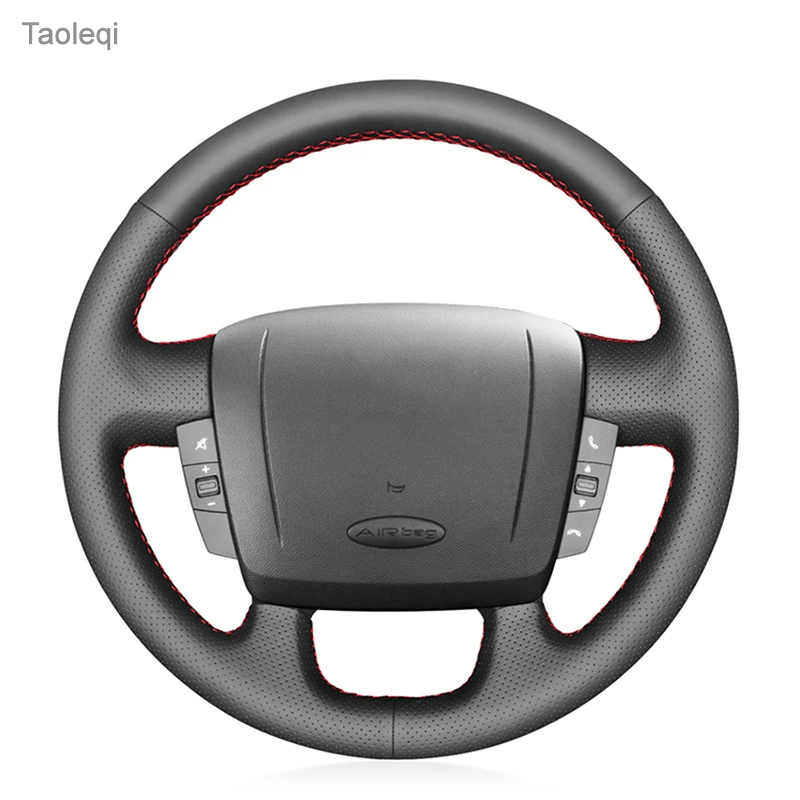 DIY Custom Artificial Leather Car Steering Wheel Cover For Fiat Ducato Peugeot Boxer Citroen Jumper Relay Ram ProMaster