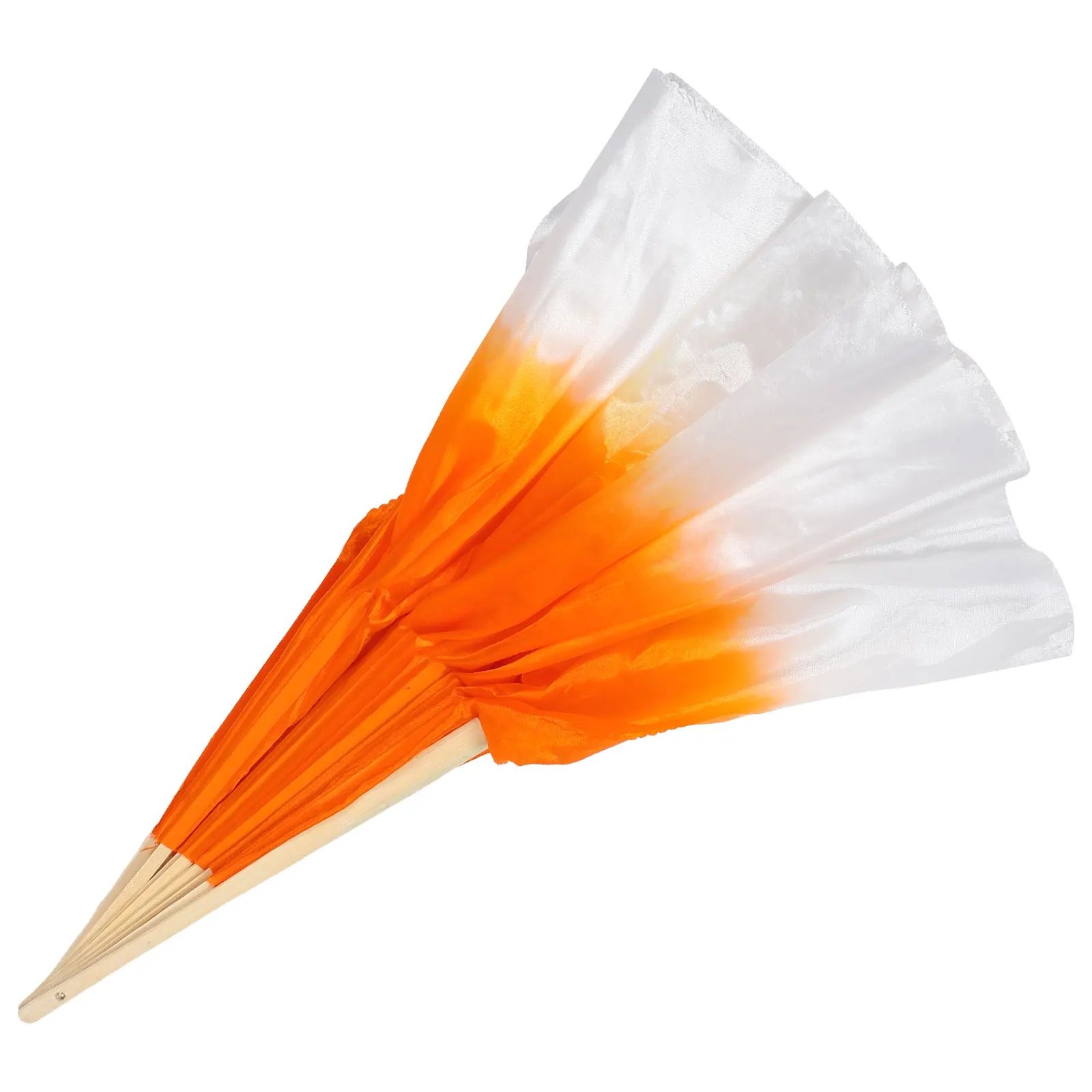 

Folding Silk Dance Colorful Lightweight Wood Handle Yoga Exercise for Square Dancing Party Wedding Gift for Performance