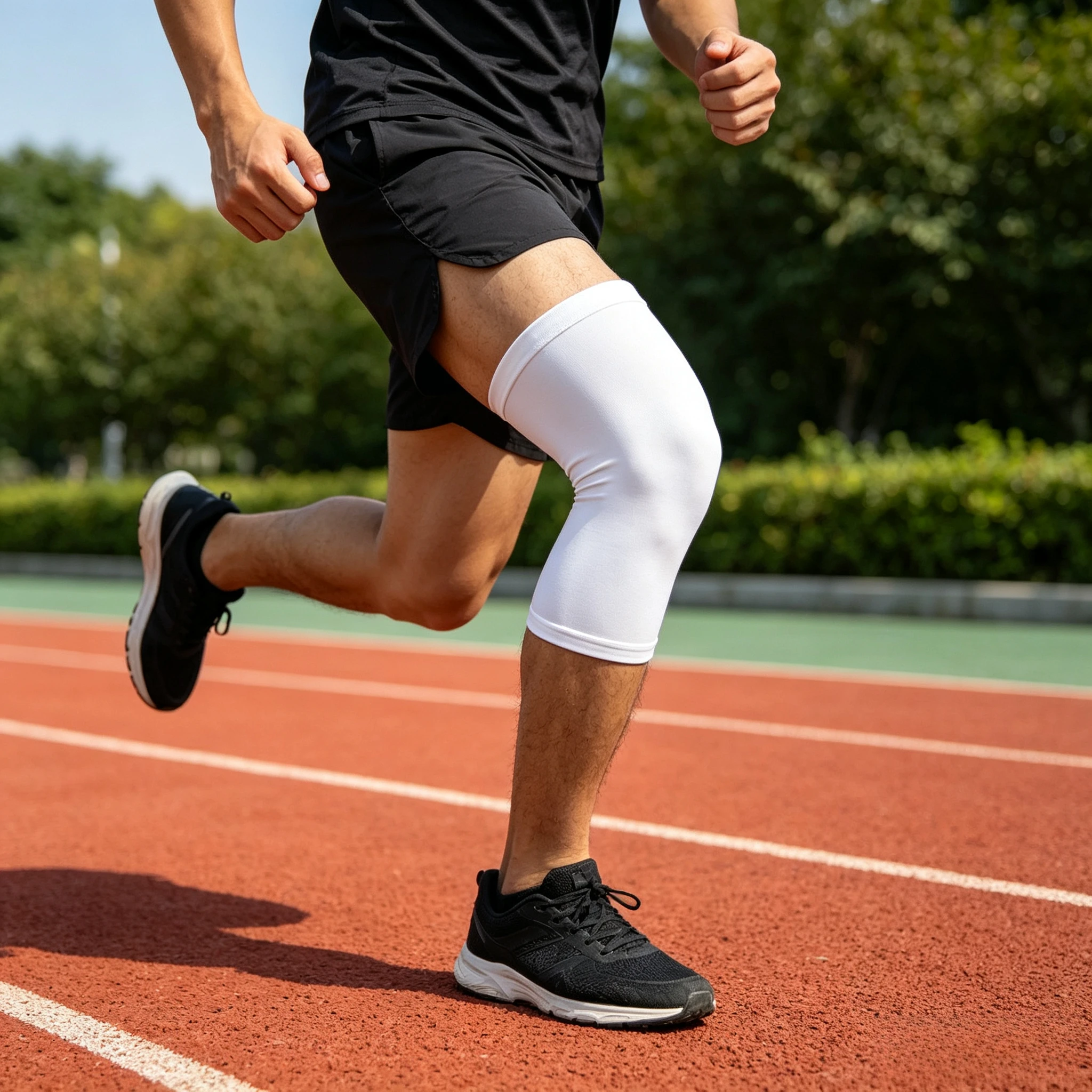 2-Pack Compression Knee Sleeves – Breathable, Anti-Slip for Running & Gym