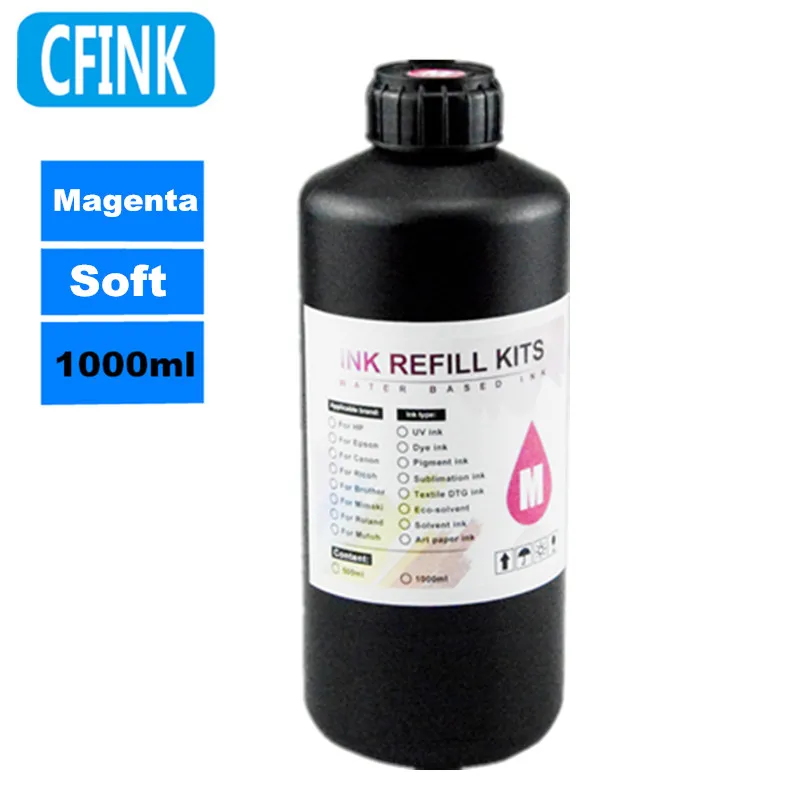 Imagem -04 - Tinta uv Macia para Impressora Plana uv Epson a2 a3 a4 L800 L805 R1390 L1800 R2000 Xp600 T800 Tinta uv de Couro Flexível 1000ml