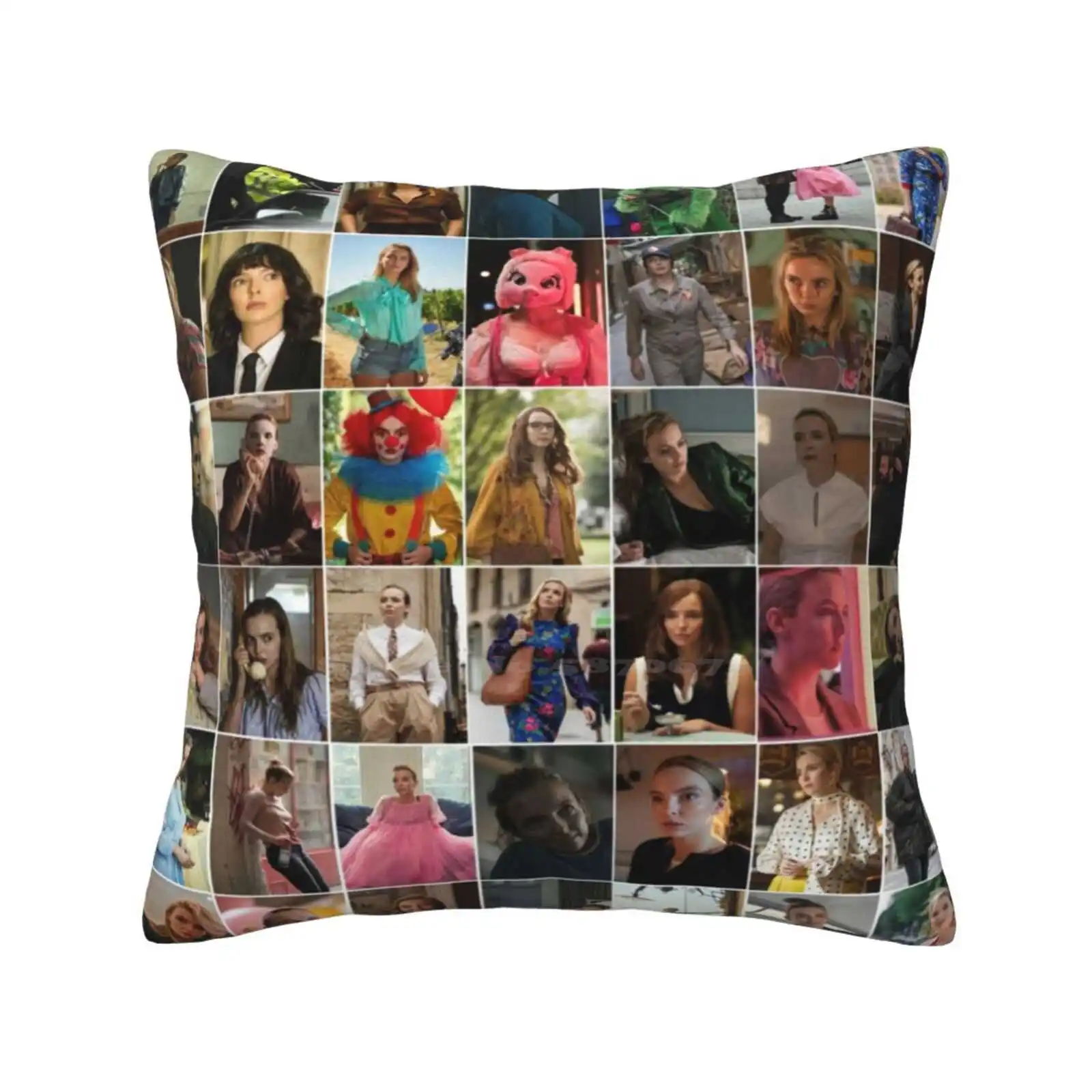 Every Villanelle Outfit Ever Fashion Sofa Throw Pillow Cover Pillowcase Villianelle Jodie Comer Killing Eve Phoebe Waller