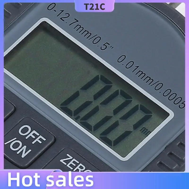 

T21C 3X Digital Thickness Gauge Electronic Thickness Meter Measure Thickness Of Paper Cloth Thin Metal Micrometer 0.01Mm B