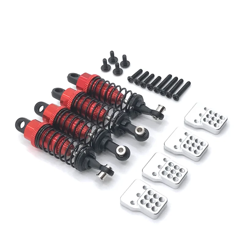 Wpl C24 Upgrade Parts Set RC Car Adjustable Shock Absorber Oil Filled Type with Shock Tower for Wpl C14 C24 B14 B16 B24 B36