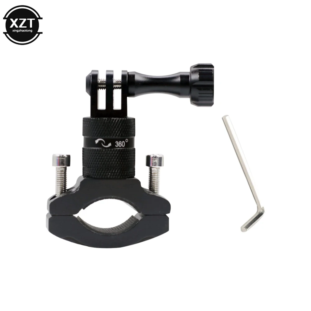 360 °   Obrotowy uchwyt rowerowy na kierownicę Uchwyt adaptera do GoPro Hero 10 9 8 7 5 sj6000 Go Pro Akcesorium