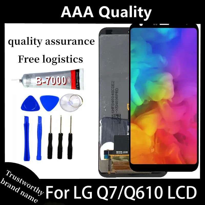 100% Test LCD Display For LG Q7/K7 LTE X210 X210DS Q610 Q610YB LM-Q610YB Touch Screen Digitizer Assembly Frame Display Replaceme