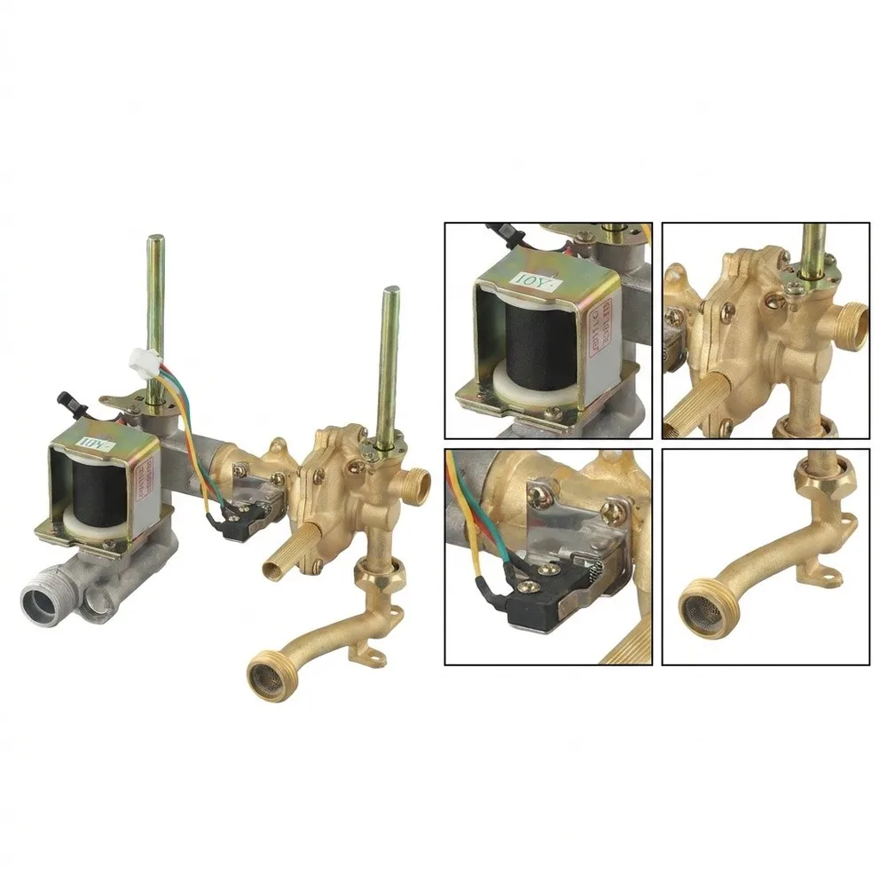 Water-Gas For interlock Valve for Gas Water Heaters 160 mm Copper Construction Compatible with Standard Systems