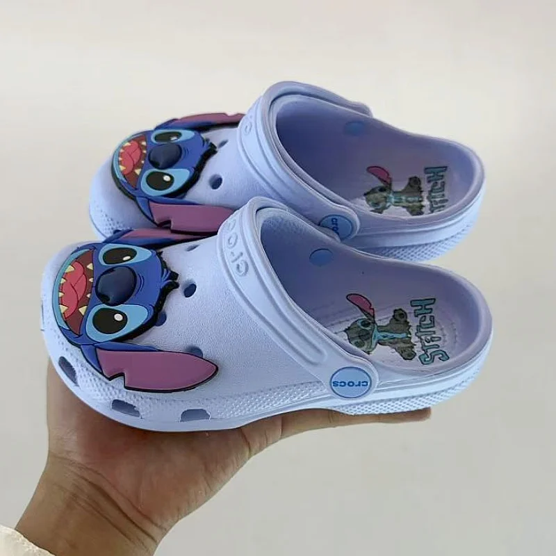

Cartoon Anime Stitch Children'S Sandals For Boys And Girls Adult Leisure Beach Non Slip Breathable Fashion Summer Beach Shoes