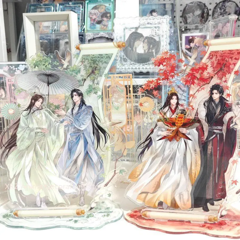 

Коллекционная акриловая подставка «Благословение небесного чиновника» (Хуа Чэн), аниме-фигурка, настольный декор, модель, подарок на день рождения