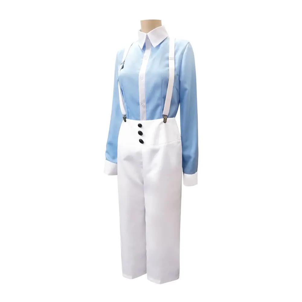 Akira Cosplay Costumes anime Kemono Jihen Shirt Suspender Trousers Outfits Anime Customize