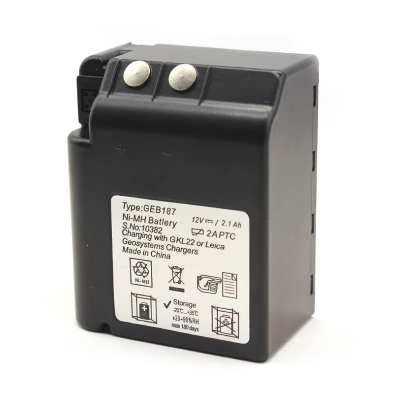 بطارية GEB187 متوافقة مع محطة إجمالية سلسلة Leic TCA-2003/1800/1100 TPS-200/1000 - علامة تجارية جديدة وعالية الجودة