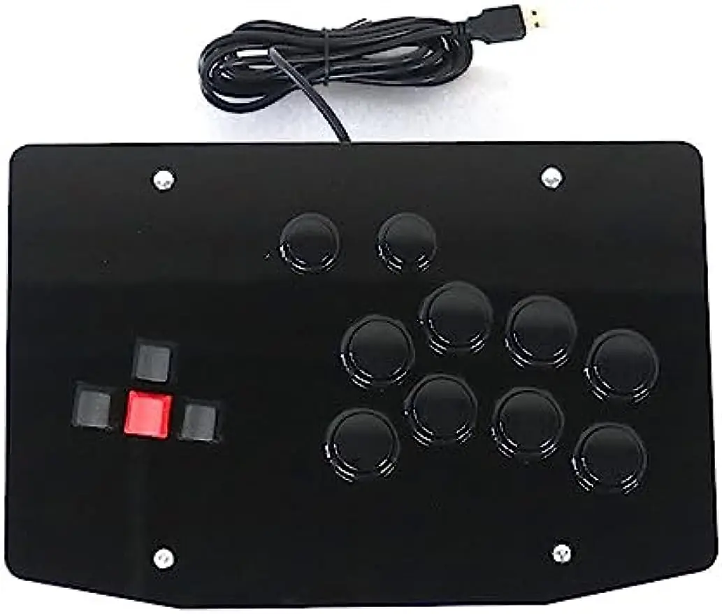 

XIAO SHI MIN STORY Hitbox Style Arcade Joystick Fight Stick Game Controller for PC USB PS3 PS4 Hot-Swap Cherry MX ultrathin