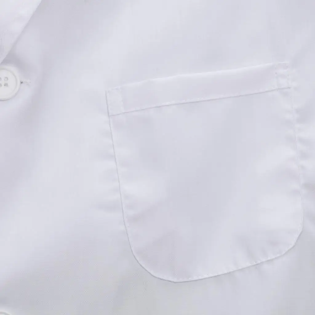 Uniforme de bata de laboratorio blanca unisex para hombre Doctor\\\\\\\\\\\\\\\\\'s