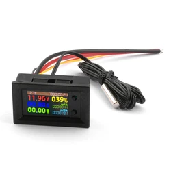 10A 50A 100A Battery Tester Multifunctional Battery Meter Current Voltage Power Energy Consumption Capacity Test Instruments