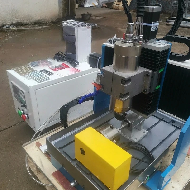 Offline Version Square Rail Engraver 1.5KW 2.2KW 3/4 Axis Can Upgraded Dual Spindles 3040 CNC Router Engraving Milling Machine