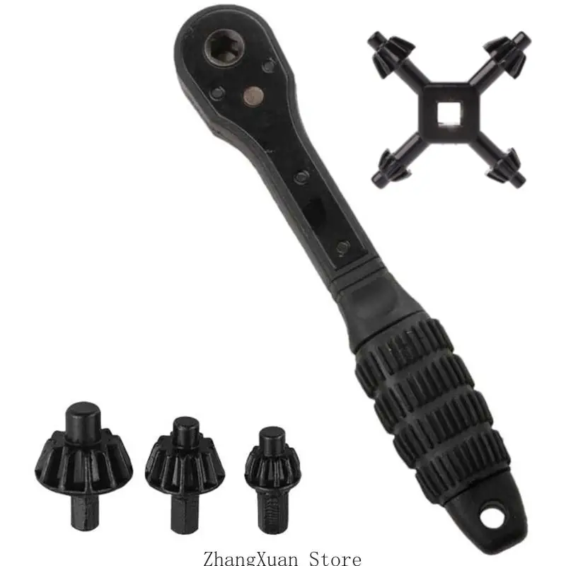 

3XUF Iron Drills Chuck Drill Chuck Set with Antislip Handle for Secure Operation