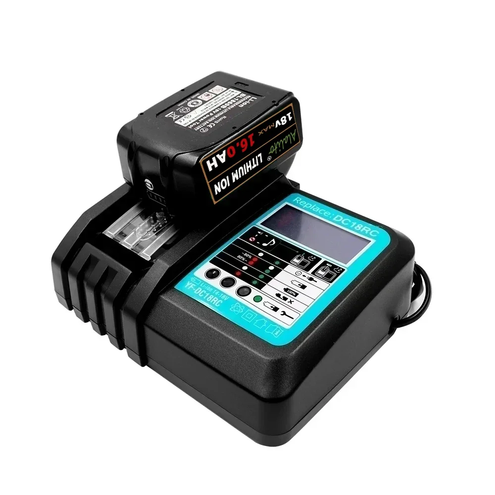 Batterie lithium-ion aste pour Makita, 18V, 16000mAh, mise à niveau BL1860, BL1840, BL1850, BL1830, BL1860B, LXT400, dernière